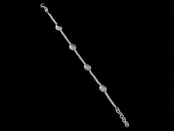 Bracciale rombi bianco