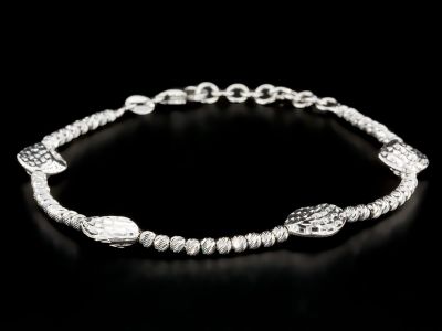 Bracciale rombi bianco