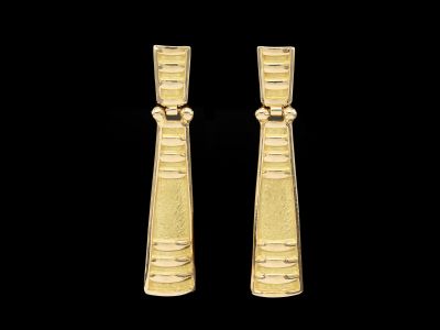 Orecchini oro giallo particolari b