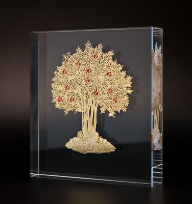 Alberi: Melograno dorato - Plexiglas